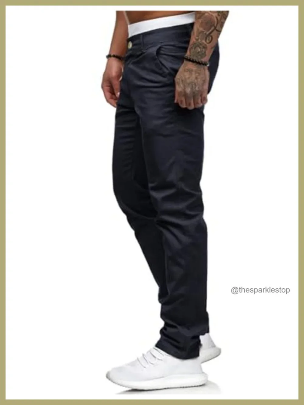Slim Fit Stretch Chino Pants Flat Front Lightweight Casual Dress Pants